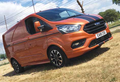 ford transit sport orange