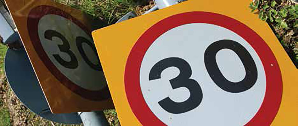 Variable speed limits