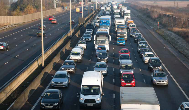 £9 billion and rising - the cost UK’s businesses vehicles sitting in traffic jams